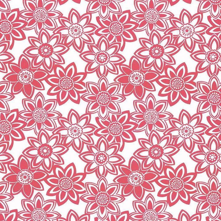 Mahina Hot Pink by Kasmir Fabric 5106 USA H: 27 inches, V:24 6/8 inches 53 - 54 - Fabric Carolina - Kasmir