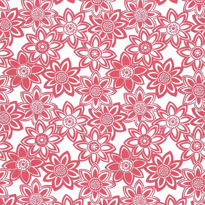 Mahina Hot Pink by Kasmir Fabric 5106 100% Cotton
 USA 51,000 Wyzenbeek Double Rubs Horizontal: 27 inches and Vertical: 24 6/8 inches 53 - Fabric Carolina -