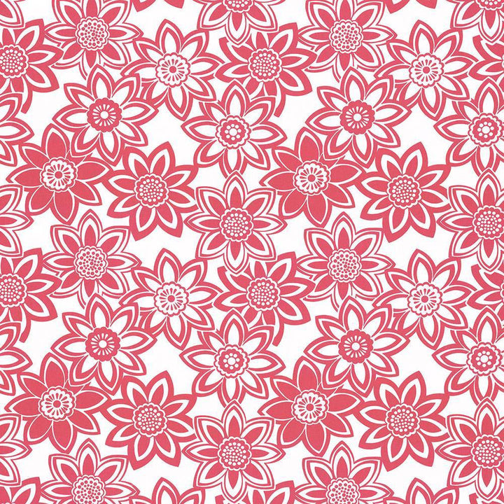 Mahina Hot Pink by Kasmir Fabric 5106 100% Cotton
 USA </p><p>Repeat: Horizontal: 27 inches and Vertical: 24 6/8 inches 53 - 54 - Fabric Carolina -