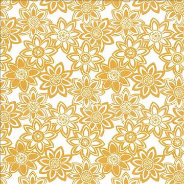 Mahina Maize by Kasmir Fabric 5106 100% Cotton USA 51,000 Wyzenbeek Double Rubs H: 27 inches, V: 24 6/8 inches 53 - 54 - Fabric Carolina - Kasmir