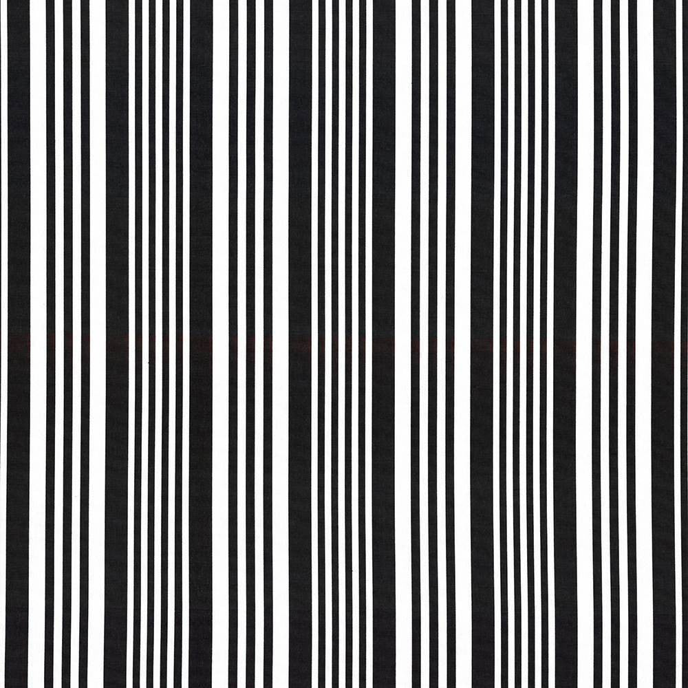 Mahina Stripe Black by Kasmir Fabric 5105 USA H: 9 inches, V:N/A 53 - 54 - Fabric Carolina - Kasmir