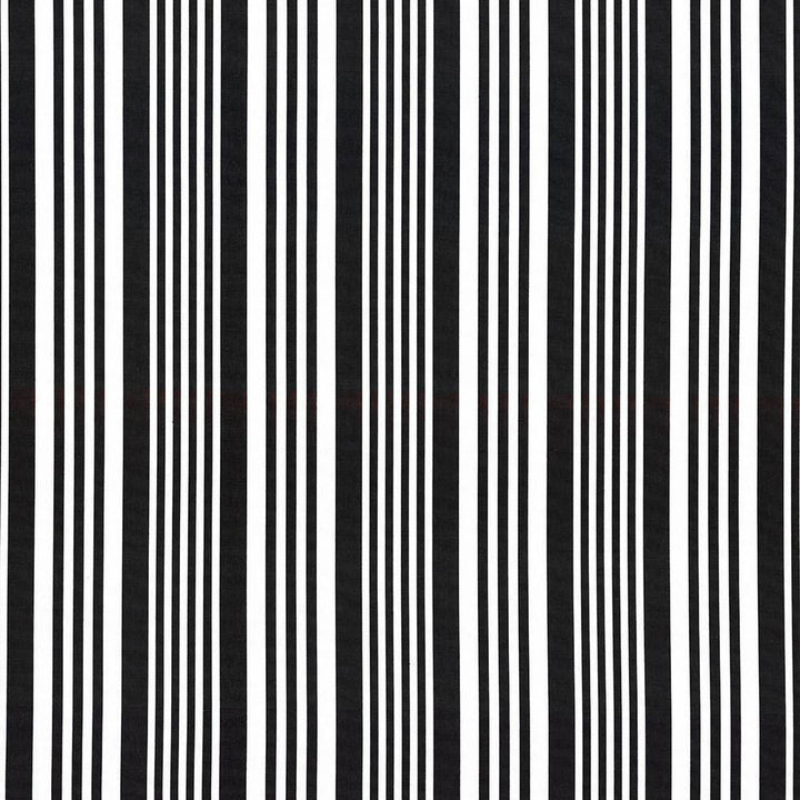 Mahina Stripe Black by Kasmir Fabric 5105 USA H: 9 inches, V:N/A 53 - 54 - Fabric Carolina - Kasmir