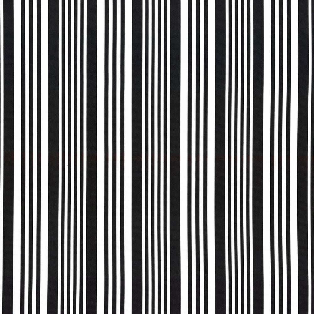 Mahina Stripe Black by Kasmir Fabric 5105 100% Cotton
 USA </p><p>Repeat: Horizontal: 9 inches and Vertical: N/A 53 - 54 - Fabric Carolina -