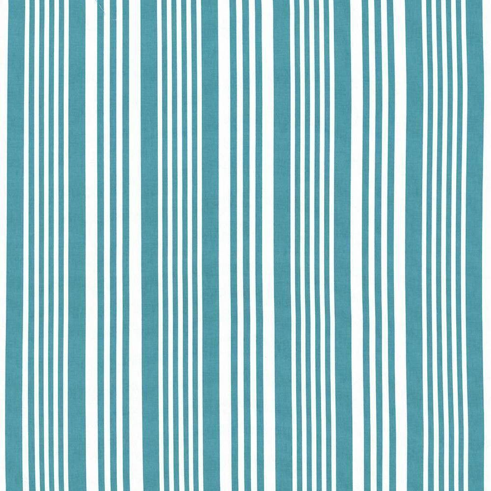 Mahina Stripe Turquoise by Kasmir Fabric 5107 USA H: 9 inches, V:N/A 53 - 54 - Fabric Carolina - Kasmir