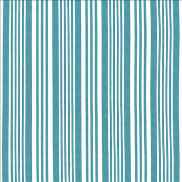 Mahina Stripe Turquoise by Kasmir Fabric 5107 100% Cotton USA 51,000 Wyzenbeek Double Rubs H: 9 inches, V: N/A 53 - 54 - Fabric Carolina - Kasmir
