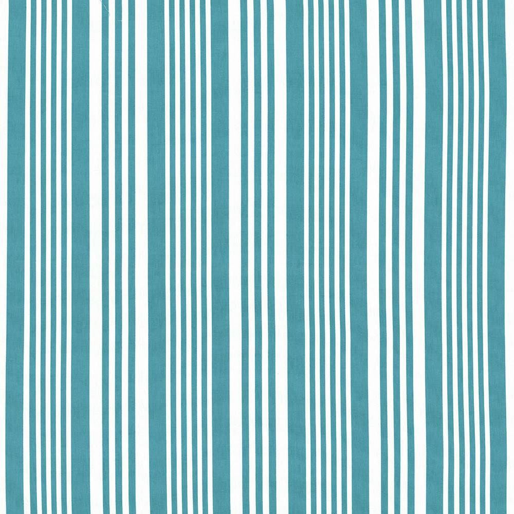 Mahina Stripe Turquoise by Kasmir Fabric 5107 100% Cotton
 USA </p><p>Repeat: Horizontal: 9 inches and Vertical: N/A 53 - 54 - Fabric Carolina -