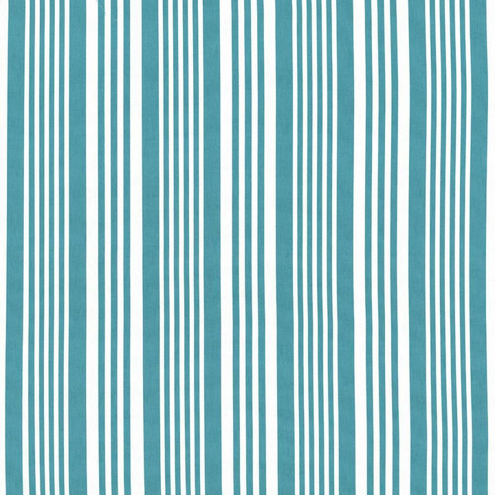 Mahina Stripe Turquoise by Kasmir Fabric 5107 100% Cotton
 USA </p><p>Repeat: Horizontal: 9 inches and Vertical: N/A 53 - 54 - Fabric Carolina -