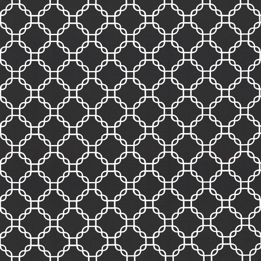 Mahina Trellis Black  by Kasmir Fabric See sample 100% Cotton
 USA 51,000 Wyzenbeek Double Rubs </p><p>Repeat: Horizontal: 4 4/8 inches and Vertical: 4 4/8 inches 53  - Fabric Carolina -