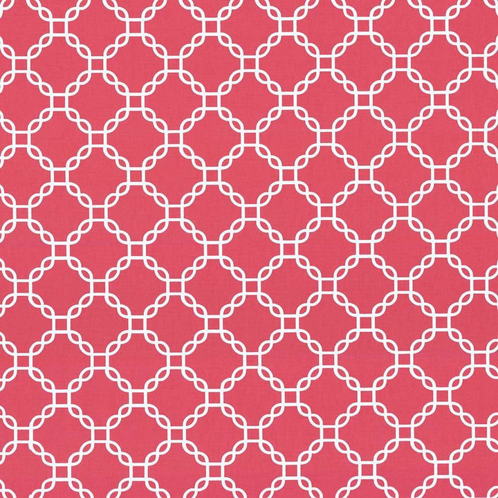 Mahina Trellis Hot Pink by Kasmir Fabric 5106 100% Cotton
 USA 51,000 Wyzenbeek Double Rubs Horizontal: 4 4/8 inches and Vertical: 4 4/8 inches 53 - Fabric Carolina -