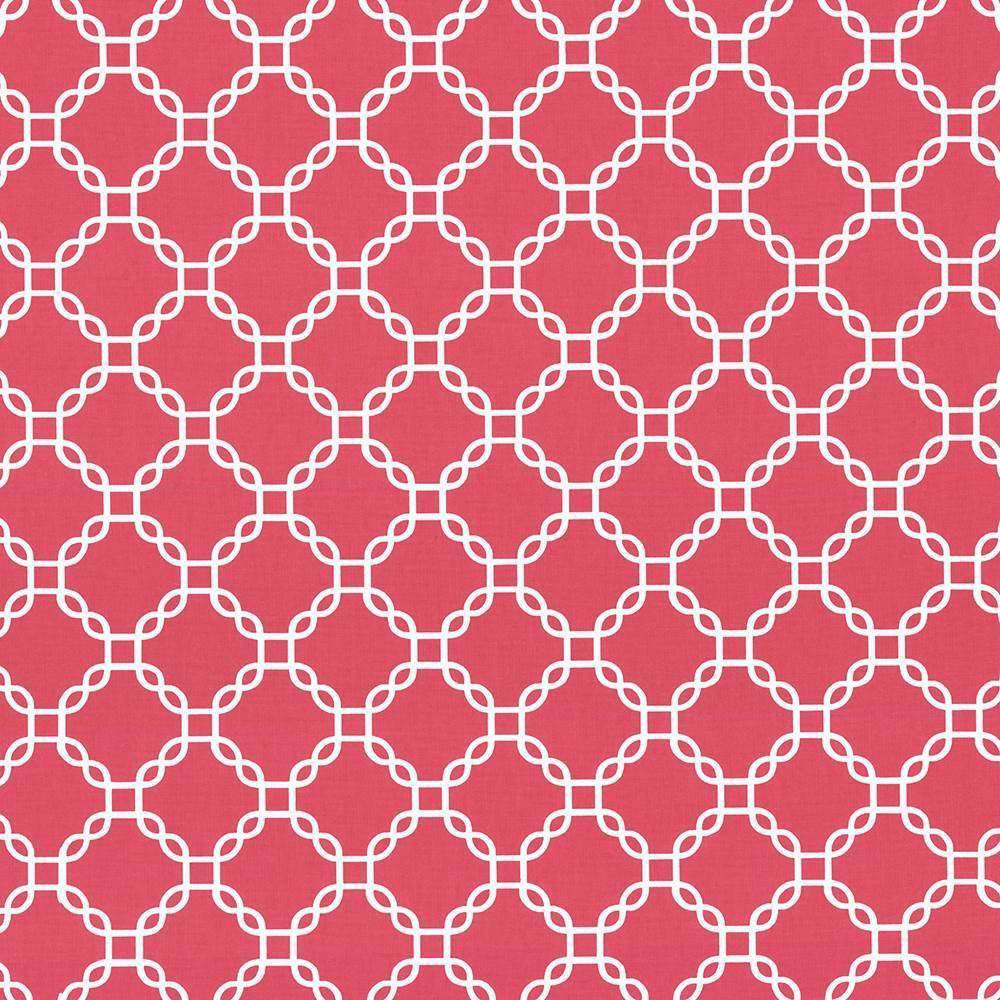 Mahina Trellis Hot Pink by Kasmir Fabric 5106 USA H: 4 4/8 inches, V:4 4/8 inches 53 - 54 - Fabric Carolina - Kasmir