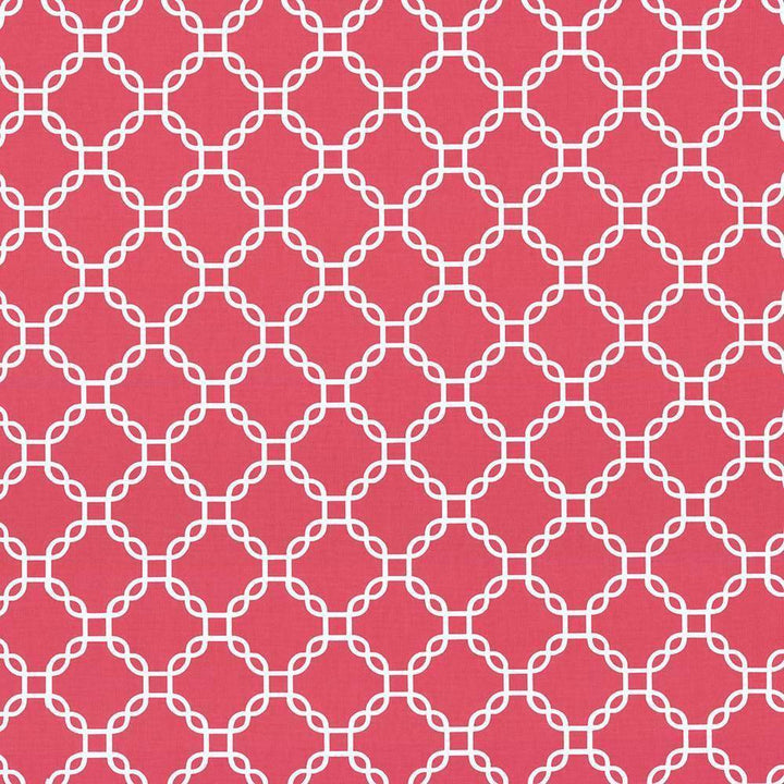 Mahina Trellis Hot Pink by Kasmir Fabric 5106 USA H: 4 4/8 inches, V:4 4/8 inches 53 - 54 - Fabric Carolina - Kasmir