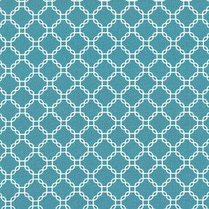 Mahina Trellis Turquoise by Kasmir Fabric