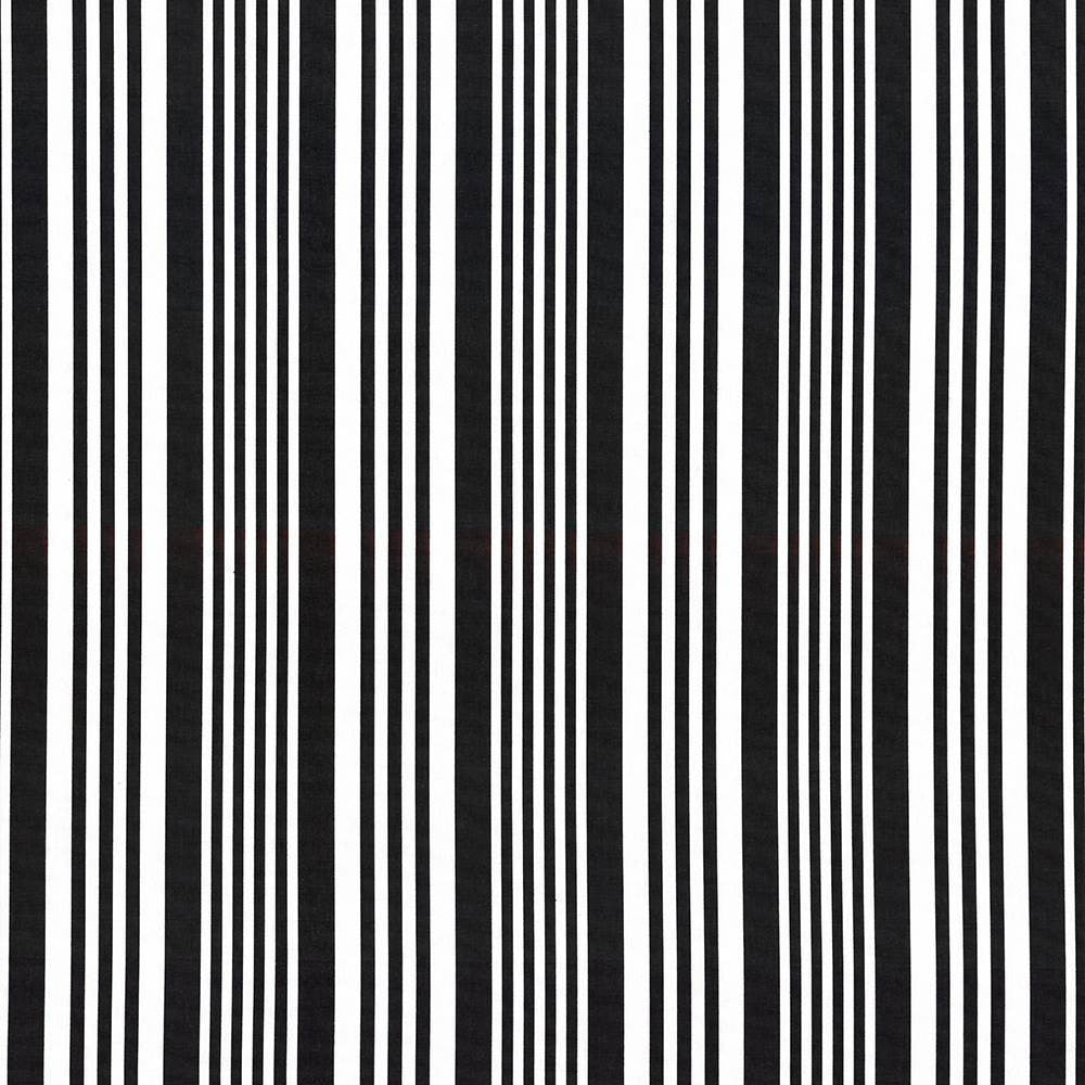 Mahina Stripe Black by Kasmir Fabric 5105 100% Cotton
 USA </p><p>Repeat: Horizontal: 9 inches and Vertical: N/A 53 - 54 - Fabric Carolina -