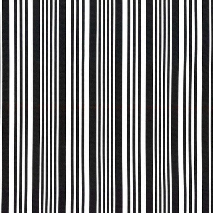 Mahina Stripe Black by Kasmir Fabric 5105 100% Cotton
 USA </p><p>Repeat: Horizontal: 9 inches and Vertical: N/A 53 - 54 - Fabric Carolina -