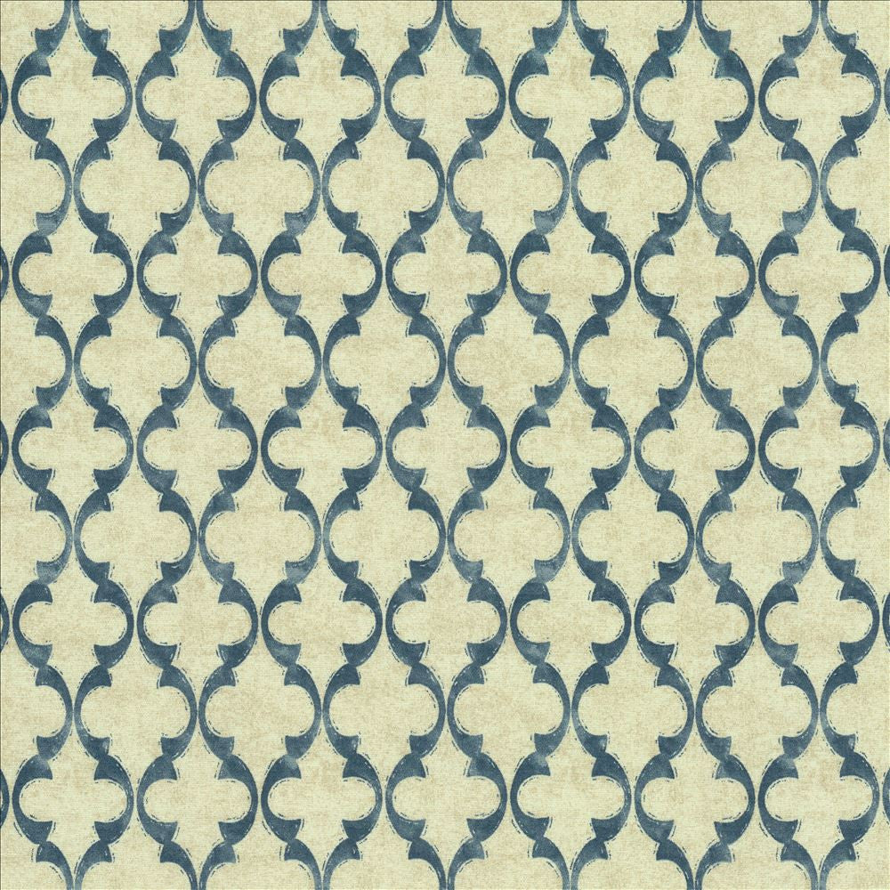 Makayla Caspian by Kasmir Fabric 1456 100% Cotton
 TURKMENISTAN 30,000 Wyzenbeek Double Rubs Horizontal: 4 4/8 inches and Vertical: 6 3/8 inches 54 - Fabric Carolina -