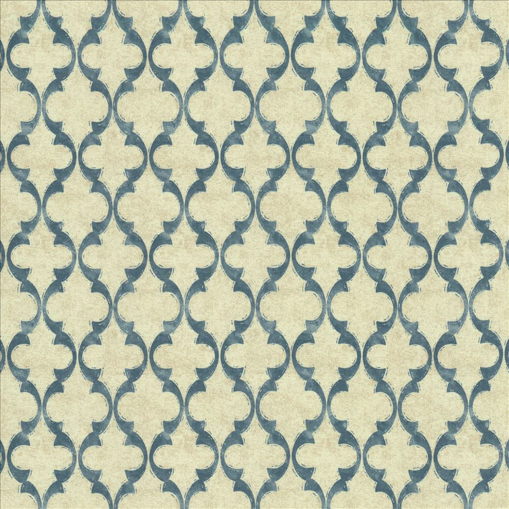 Makayla Caspian by Kasmir Fabric 1456 100% Cotton
 TURKMENISTAN 30,000 Wyzenbeek Double Rubs </p><p>Repeat: Horizontal: 4 4/8 inches and Vertical: 6 3/8 inches 54 - Fabric Carolina -