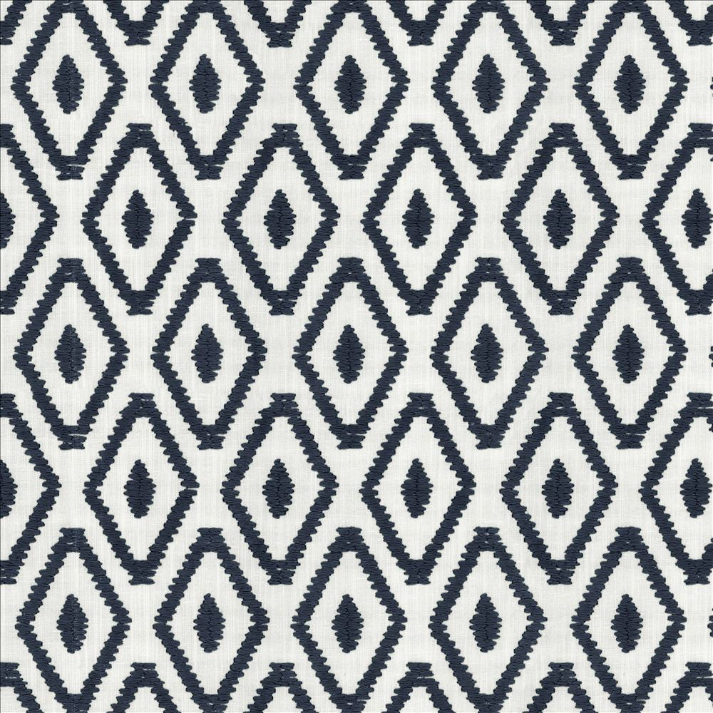Malawi Navy by Kasmir Fabric 1463 82% Polyester
11% Cotton
7% Linen
 INDIA </p><p>Repeat: Horizontal: 3 3/8 inches and Vertical: 6 3/8 inches 54 - Fabric Carolina -