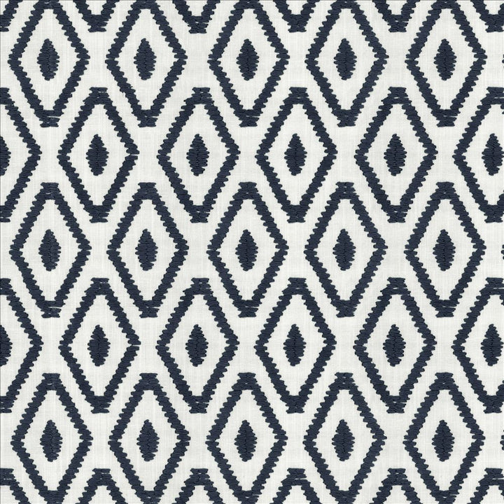 Malawi Navy by Kasmir Fabric 1463 82% Polyester
11% Cotton
7% Linen
 INDIA </p><p>Repeat: Horizontal: 3 3/8 inches and Vertical: 6 3/8 inches 54 - Fabric Carolina -