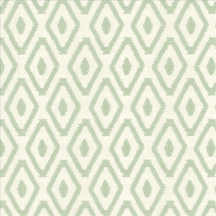 Malawi Spa by Kasmir Fabric 1464 82% Polyester
11% Cotton
7% Linen
 INDIA </p><p>Repeat: Horizontal: 3 3/8 inches and Vertical: 6 3/8 inches 54 - Fabric Carolina -