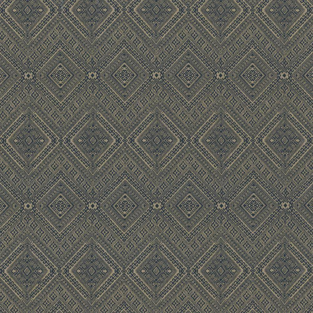 Manhasset Prussian by Kasmir Fabric 1441 TURKEY 20,000 Wyzenbeek Double Rubs H: 6 7/8 inches, V:14 inches 54 - 55 - Fabric Carolina - Kasmir