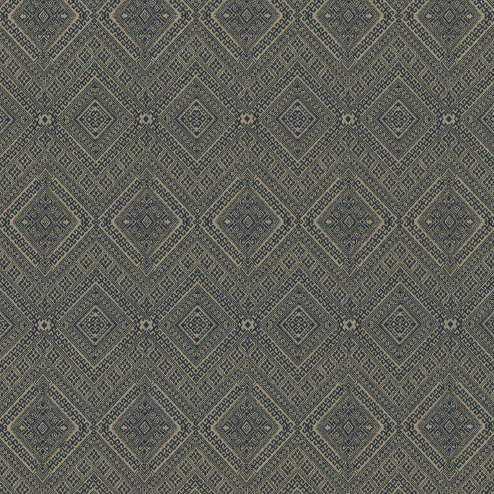 Manhasset Prussian by Kasmir Fabric 1441 TURKEY 20,000 Wyzenbeek Double Rubs H: 6 7/8 inches, V:14 inches 54 - 55 - Fabric Carolina - Kasmir