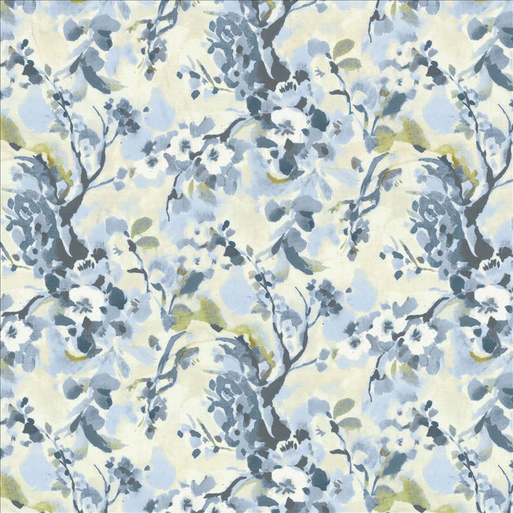 Manhattan Floral Sky Mist by Kasmir Fabric 1472 100% Cotton
 SOUTH KOREA 9,000 Wyzenbeek Double Rubs </p><p>Repeat: Horizontal: 27 2/8 inches and Vertical: 24 2/8 inches 54 - Fabric Carolina -