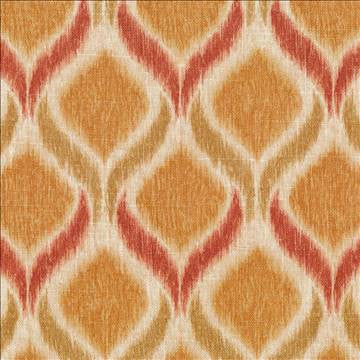 Mantilini Persimmon by Kasmir Fabric 1391 55% Linen 45% Rayon CHINA 12,000 Wyzenbeek Double Rubs H: 3 3/8 inches, V: 4 4/8 inches 54 - Fabric Carolina - Kasmir