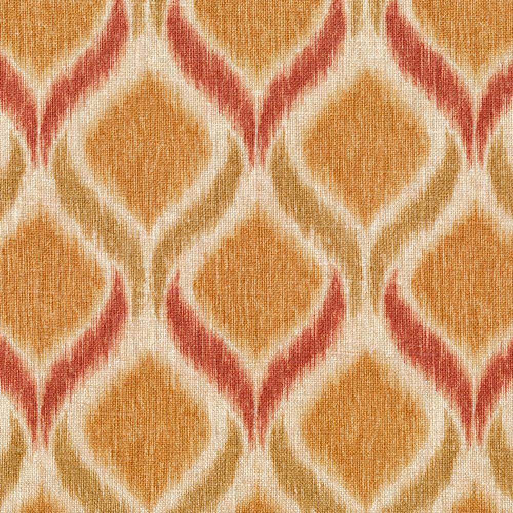 Mantilini Persimmon by Kasmir Fabric 1391 CHINA 12,000 Wyzenbeek Double Rubs H: 3 3/8 inches, V:4 4/8 inches 54 - Fabric Carolina - Kasmir