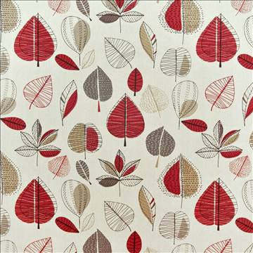 Maplewood Park Redberry by Kasmir Fabric 1400 100% Cotton UNITED KINGDOM Not Tested H: 27 inches, V: 25 inches 54 - 55 - Fabric Carolina - Kasmir