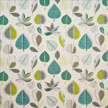 Maplewood Park Teal by Kasmir Fabric 1401 100% Cotton UNITED KINGDOM Not Tested H: 27 inches, V: 25 inches 54 - 55 - Fabric Carolina - Kasmir