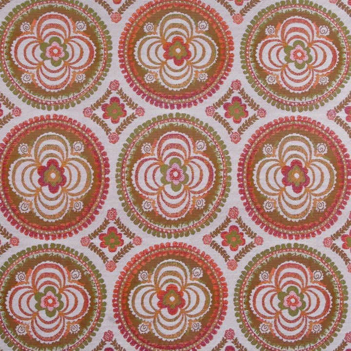 Maracay Orange Slice by Kasmir Fabric 1397 80% Polyester 20% Rayon CHINA 12,000 Wyzenbeek Double Rubs Horizontal: 14 4/8 inches and Vertical: 14 4/8 inches 54 - 56 - Fabric Carolina -