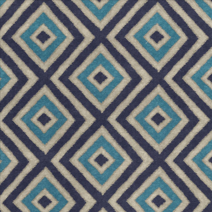 Marazzi Diamond Peacock by Kasmir Fabric 1436 100% Polyester
 CHINA 51,000 Wyzenbeek Double Rubs </p><p>Repeat: Horizontal: 18 inches and Vertical: 12 4/8 inches 54 - Fabric Carolina -