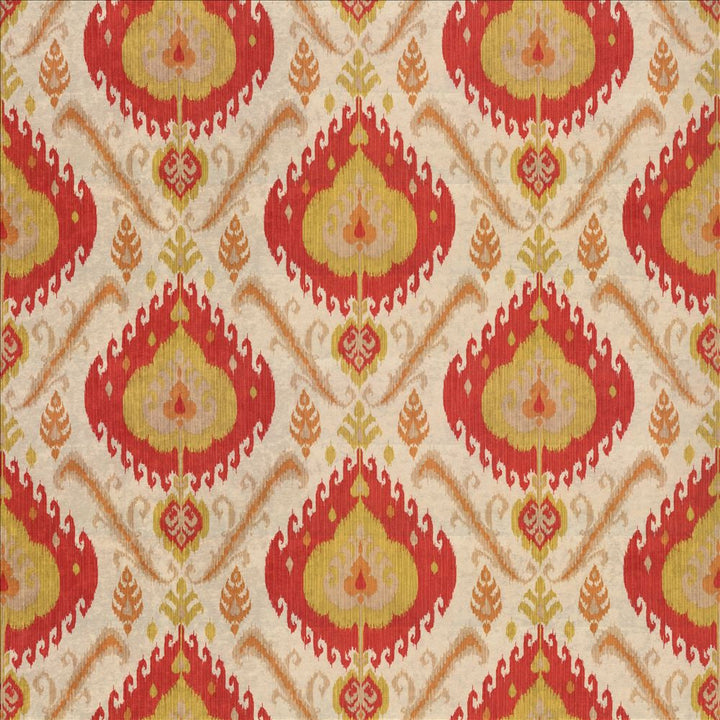Marazzi Tomato by Kasmir Fabric 1434 100% Polyester
 CHINA 51,000 Wyzenbeek Double Rubs Horizontal: 27 inches and Vertical: 27 inches 54 - Fabric Carolina -