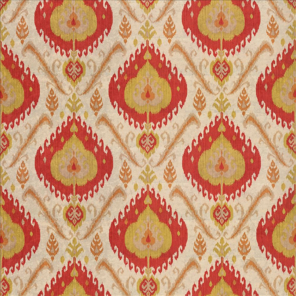 Marazzi Tomato by Kasmir Fabric 1434 100% Polyester
 CHINA </p><p>Repeat: Horizontal: 27 inches and Vertical: 27 inches 54 - Fabric Carolina -