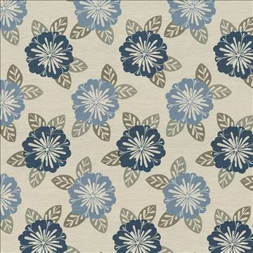 Marchesa Cornflower by Kasmir Fabric 1419 100% Polyester CHINA Not Tested H: 14 7/8 inches, V: 30 5/8 inches 59 - 60 - Fabric Carolina - Kasmir
