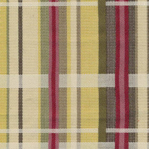 Marconi Plaid Berry Limeade by Kasmir Fabric