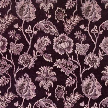 Mardella Garden Blackberry by Kasmir Fabric 1397 47% Polyester 27% Viscose 26% PolyAcrylic BELGIUM 18,000 Martindale Cycles H: 27 4/8 inches, V: 31 7/8 inches 54 - 55 - Fabric Carolina - Kasmir