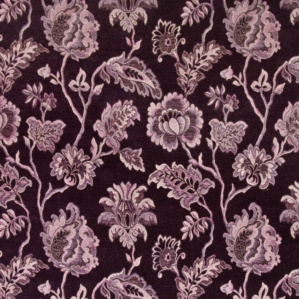 Mardella Garden Blackberry by Kasmir Fabric 1397 47% Polyester
27% Viscose
26% PolyAcrylic
 BELGIUM 18,000 Martindale Cycles </p><p>Repeat: Horizontal: 27 4/8 inches and Vertical: 31 7/8 inches 54 - Fabric Carolina -