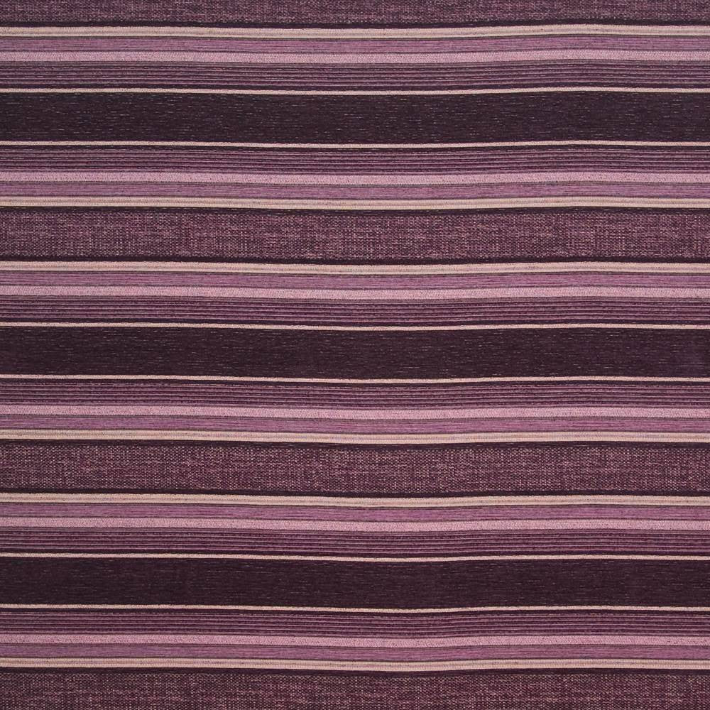 Mardella Stripe Blackberry by Kasmir Fabric 1397 BELGIUM 18,000 Martindale Cycles H: 13 6/8 inches, V:13 inches 54 - 55 - Fabric Carolina - Kasmir