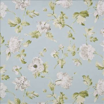 Margrove Manor Robins Egg by Kasmir Fabric 1385 100% Cotton TURKEY Not Tested H: 27 inches, V: 25 2/8 inches 54 - Fabric Carolina - Kasmir