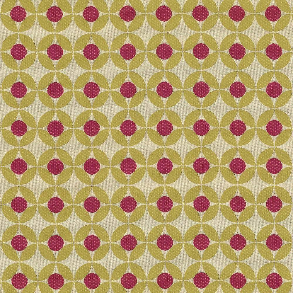 Marini Watermelon by Kasmir Fabric 1428 INDIA Not Tested H: 1 2/8 inches, V:1 2/8 inches 57 - Fabric Carolina - Kasmir