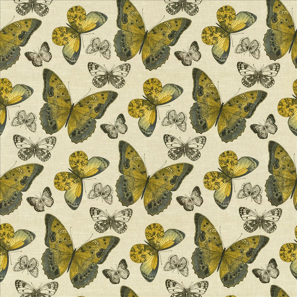Mariposa Jardin Citron by Kasmir Fabric 5062 70% Cotton
30% Linen
 USA 15,000 Wyzenbeek Double Rubs </p><p>Repeat: Horizontal: 27 inches and Vertical: 27 inches 54 - Fabric Carolina -