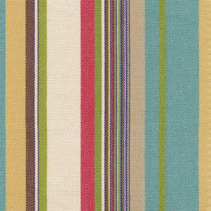 Markville Stripe Moody Blue by Kasmir Fabric