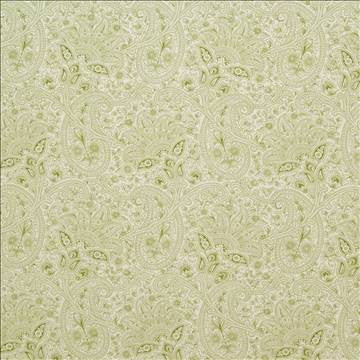 Marlwood Paisley Snow Pea by Kasmir Fabric 1402 100% Cotton CHINA 9,000 Wyzenbeek Double Rubs H: 9 inches, V: 12 5/8 inches 54 - Fabric Carolina - Kasmir
