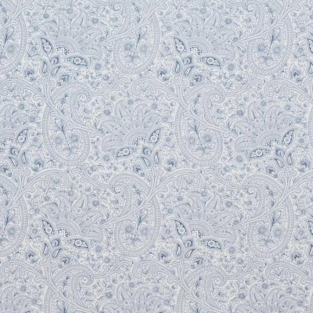 Marlwood Paisley Wedgewinkle by Kasmir Fabric 1402 CHINA 9,000 Wyzenbeek Double Rubs H: 9 inches, V:12 5/8 inches 54 - Fabric Carolina - Kasmir