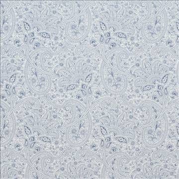 Marlwood Paisley Wedgewinkle by Kasmir Fabric 1402 100% Cotton CHINA 9,000 Wyzenbeek Double Rubs H: 9 inches, V: 12 5/8 inches 54 - Fabric Carolina - Kasmir