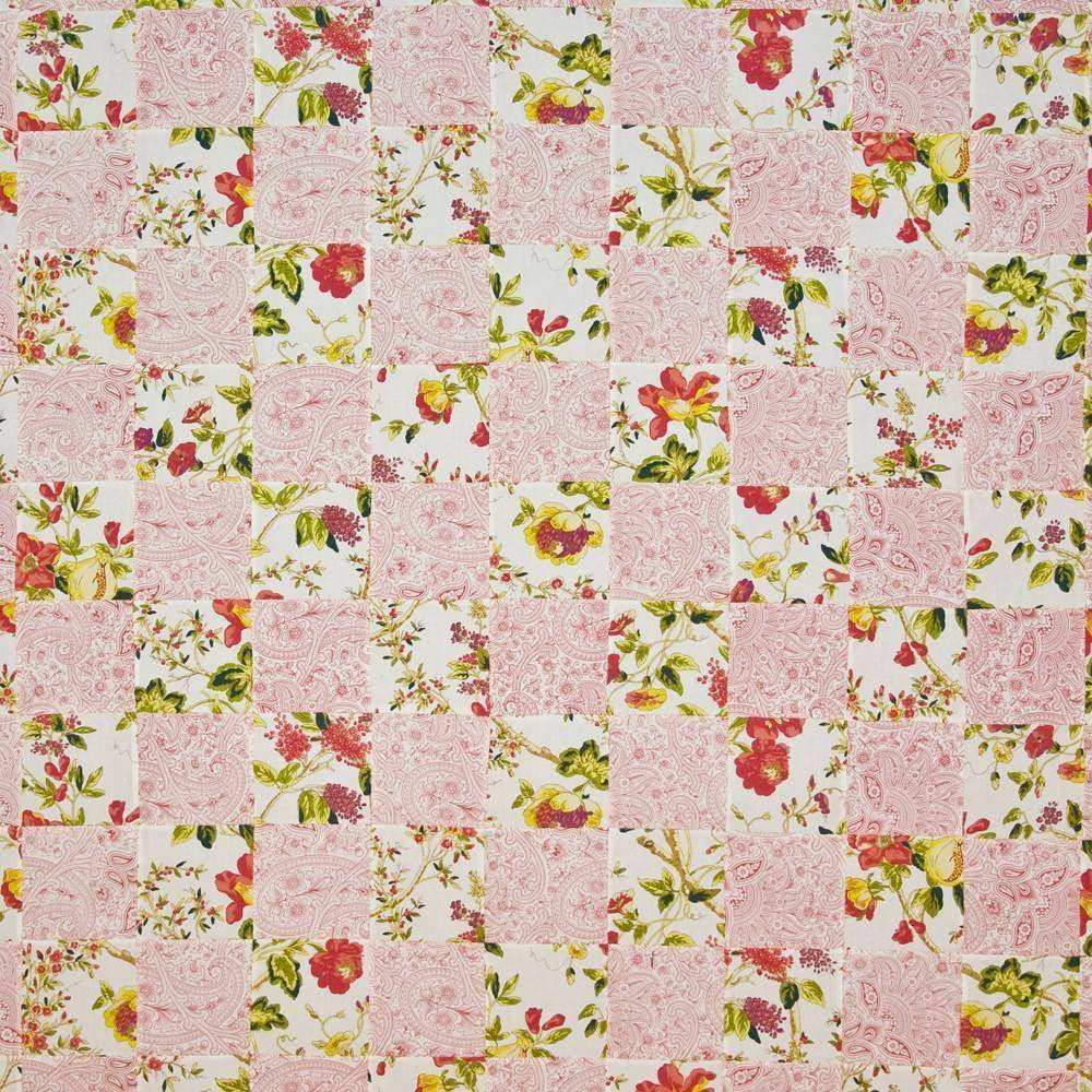 Marlwood Quilt Cherry Cream by Kasmir Fabric 1402 CHINA 3,000 Wyzenbeek Double Rubs H: 54 inches, V:27 inches 54 - Fabric Carolina - Kasmir