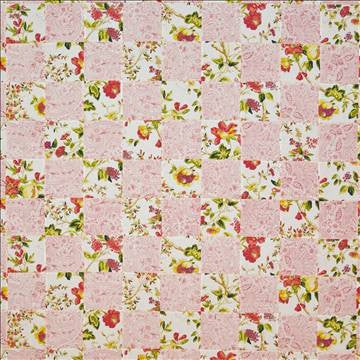 Marlwood Quilt Cherry Cream by Kasmir Fabric 1402 100% Cotton CHINA 3,000 Wyzenbeek Double Rubs H: 54 inches, V: 27 inches 54 - Fabric Carolina - Kasmir