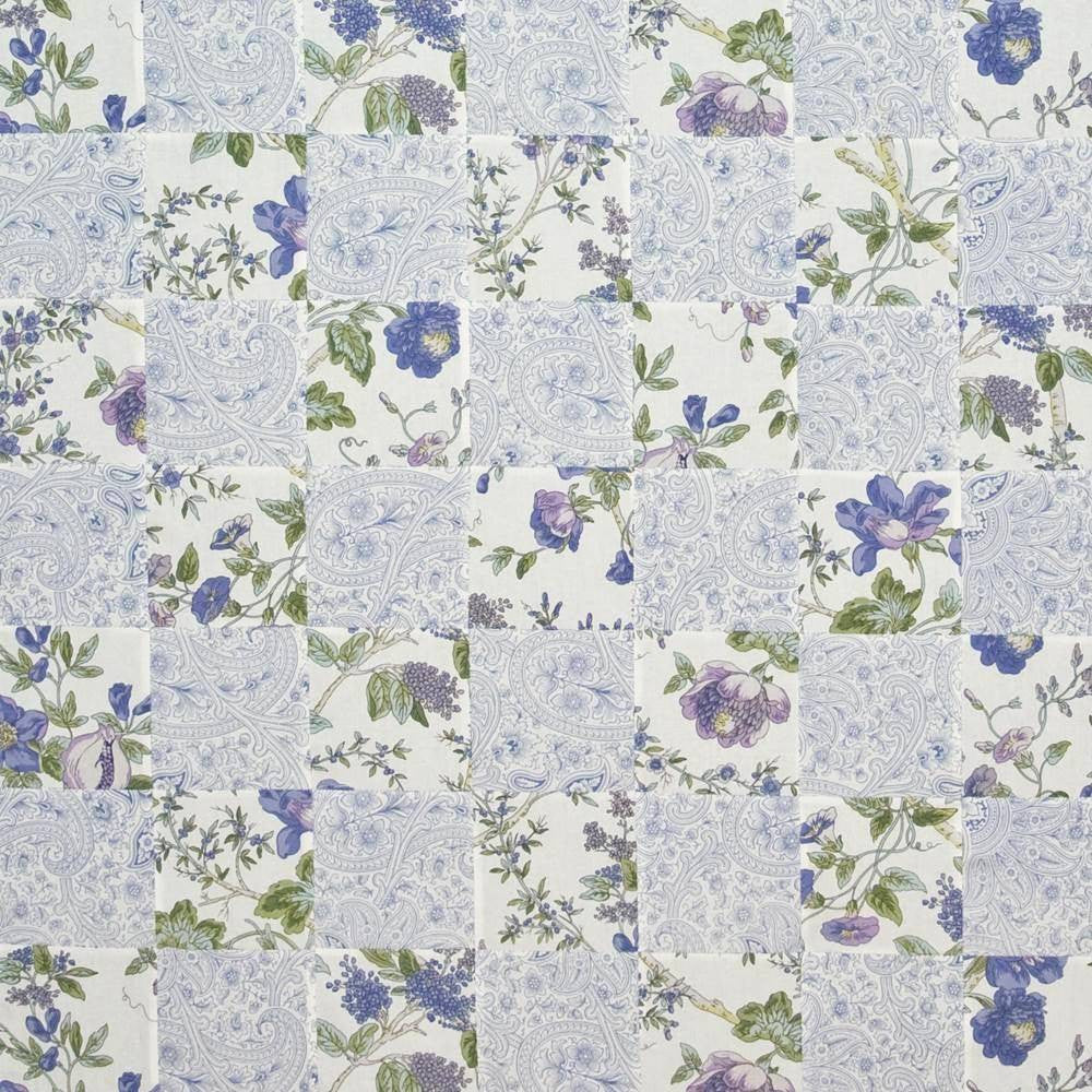 Marlwood Quilt Wedgewinkle by Kasmir Fabric 1402 CHINA 3,000 Wyzenbeek Double Rubs H: 54 inches, V:27 inches 54 - Fabric Carolina - Kasmir