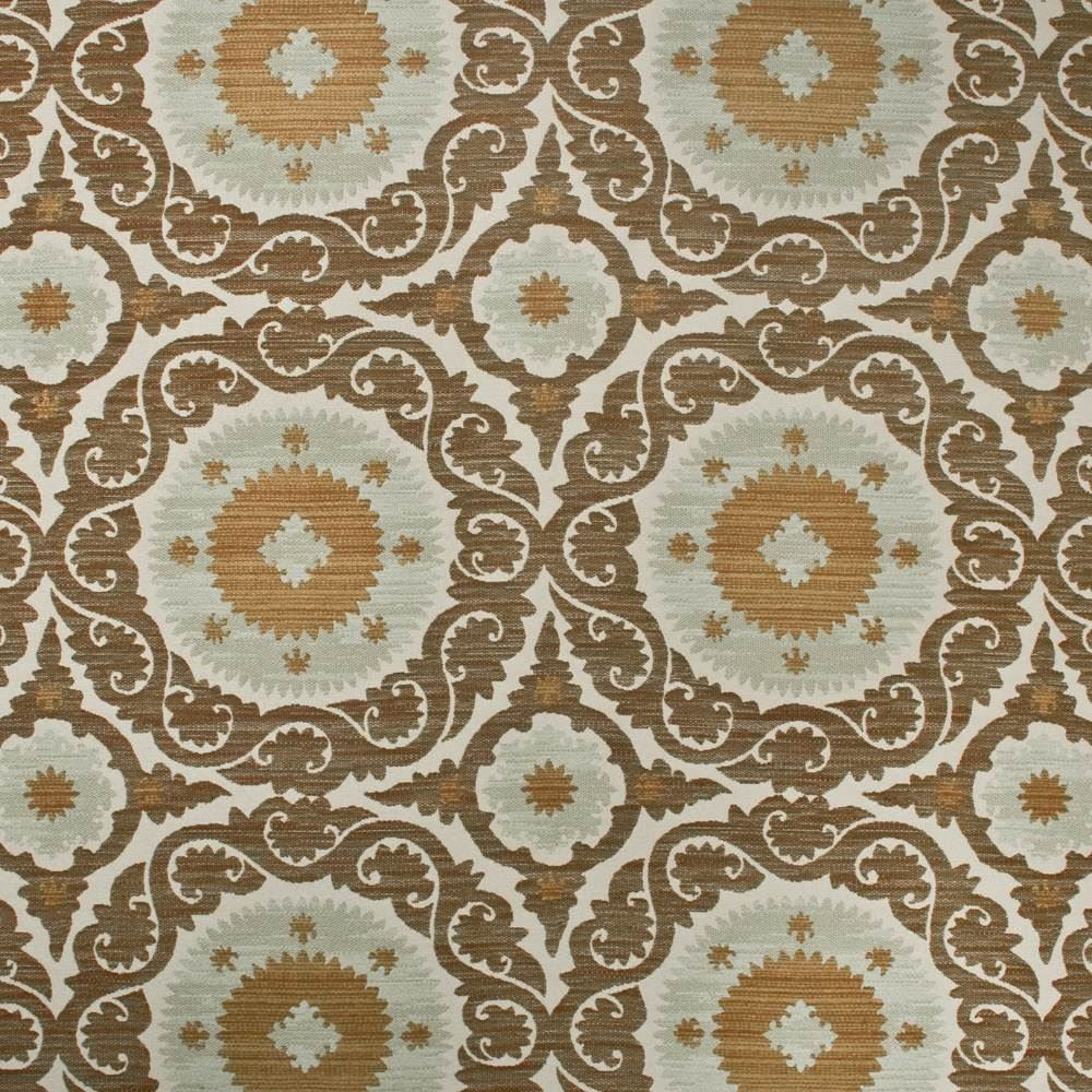 Marmara Bluestone by Kasmir Fabric 1403 77% Polyester 23% Rayon CHINA 12,000 Wyzenbeek Double Rubs Horizontal: 14 inches and Vertical: 14 inches 54 - 55 - Fabric Carolina -